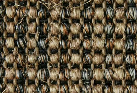 Tæppeløber i sisal kvalitet multicolor boucle